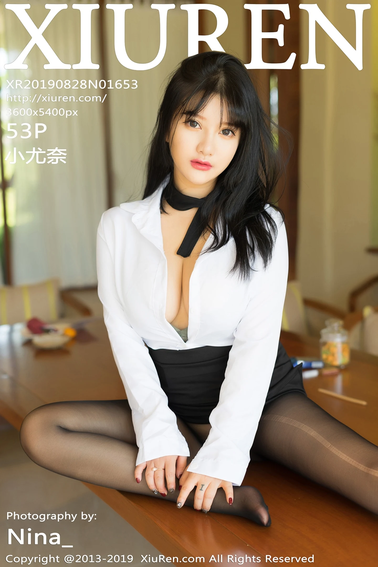 [XiuRen秀人网]No.1653_巨乳嫩模小尤奈富国岛旅拍黑短裙配无内黑丝裤袜极致诱惑写真53P-秀人网 - XiuRen.Space